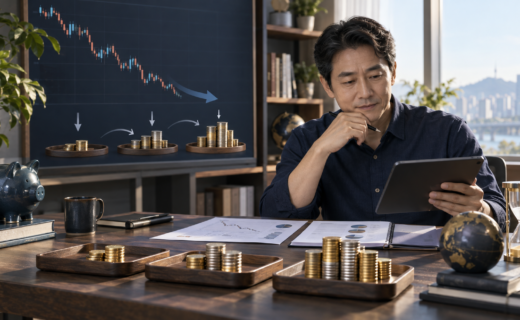 시장 급락 ETF 추가매수 자금을 세 단계로 나누는 40대 투자자