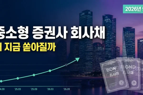 "지금 아니면 늦는다?"...중소형 증권사 회사채로 실탄 마련, 시장이 주목한 진짜 이유의 핵심 내용을 보여주는 가로형 대표 이미지
