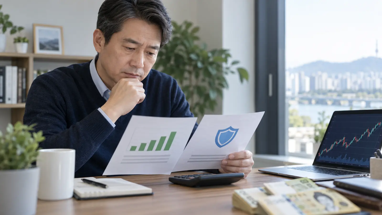 미국 ETF 배당금 건강보험료를 계산하는 40대 직장인
