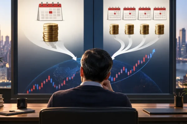 월 1회와 주 1회 미국 ETF 적립식 매수를 비교하는 투자자