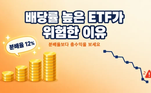 배당률 높은 ETF가 위험한 이유 7가지, 2026년 월배당 투자 전 꼭 확인할 점의 핵심 내용을 보여주는 가로형 대표 이미지