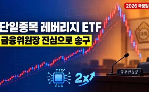 단일종목 레버리지 ETF 논란, 이억원 금융위원장 국감서 "진심으로 송구"의 핵심 내용을 보여주는 가로형 대표 이미지