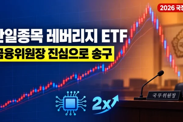 단일종목 레버리지 ETF 논란, 이억원 금융위원장 국감서 "진심으로 송구"의 핵심 내용을 보여주는 가로형 대표 이미지