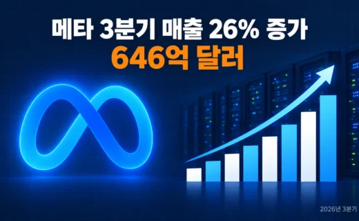 메타 3분기 매출 26% 증가, 646억 달러 실적 핵심 7가지 정리의 핵심 내용을 보여주는 가로형 대표 이미지