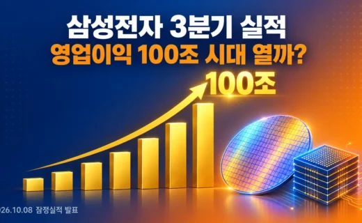 삼성전자 3분기 잠정실적 D-DAY, 사상 첫 분기 영업이익 100조 시대 열고 주가 반등할까의 핵심 내용을 보여주는 가로형 대표 이미지